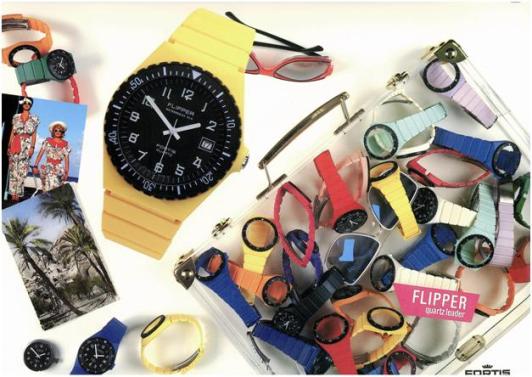 Colorful Assortment of Fortis Flipper Watches